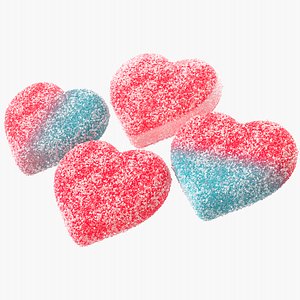 Sugar Gummy Hearts