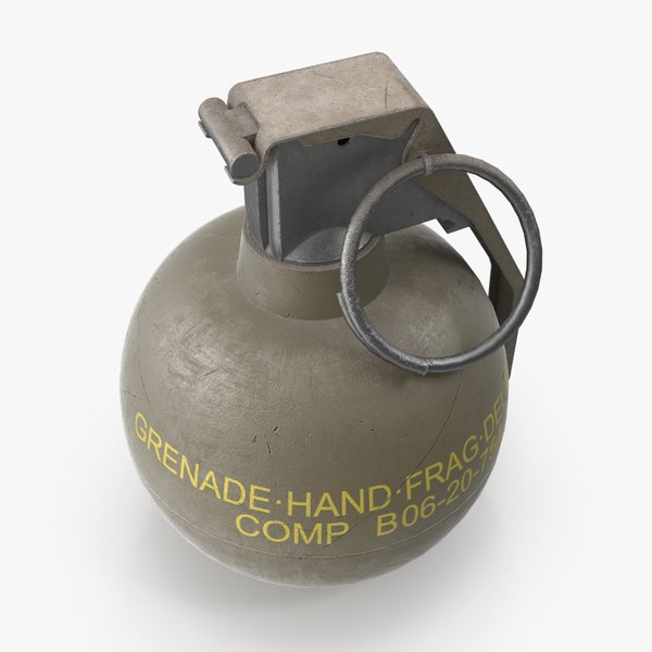 3d model m67 hand grenade