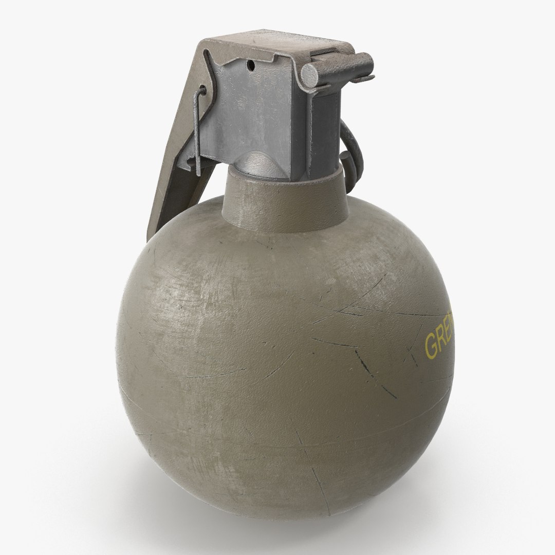 3d model m67 hand grenade