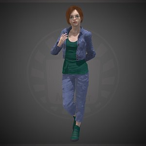 3D character people human