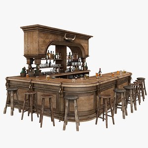 Wooden Bar  8K PBR Textures