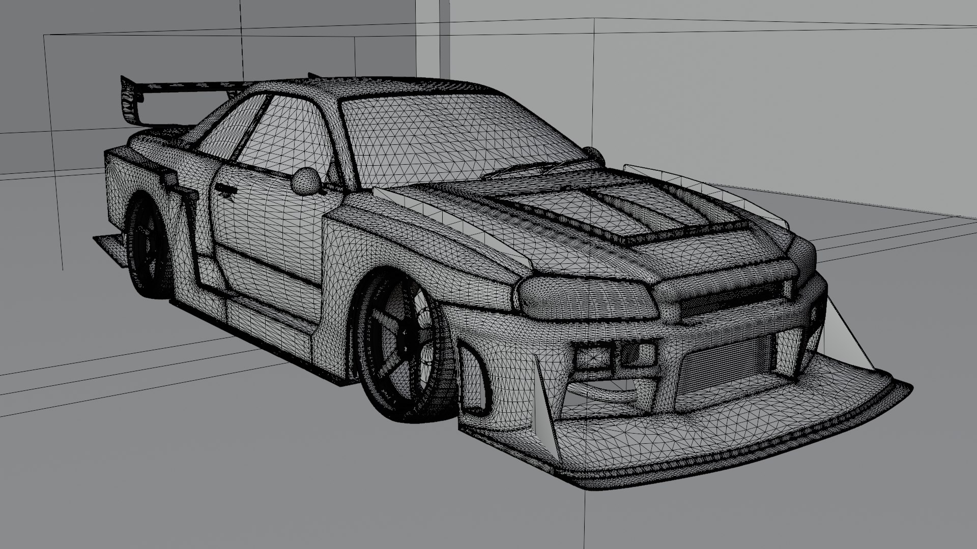 Nissan Skyline GT-R R34 LBWK 3D - TurboSquid 2053507