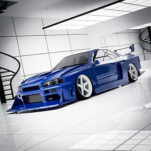 Nissan Skyline GT-R R34 LBWK