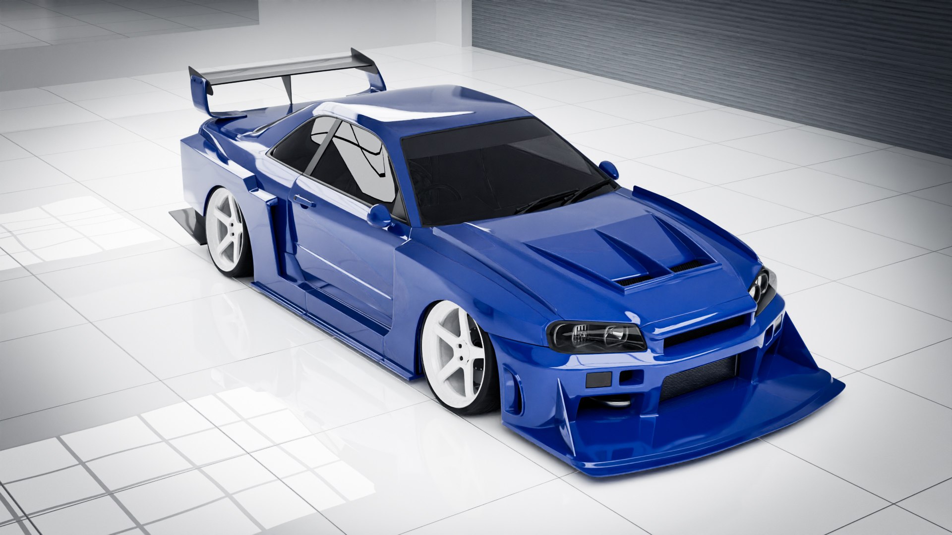 Nissan Skyline GT-R R34 LBWK 3D - TurboSquid 2053507