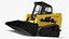Skid Steer or Compact Track Loader with Operator 3D model