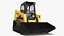 Skid Steer or Compact Track Loader with Operator 3D model