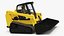 Skid Steer or Compact Track Loader with Operator 3D model