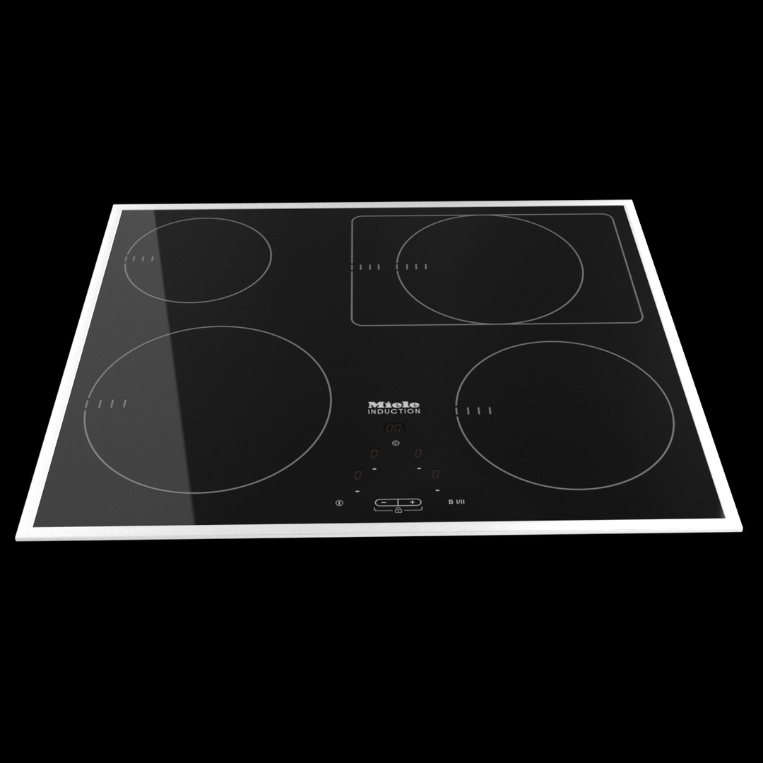 3d model miele modern cooktop