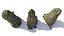 tótems de piedra con forma de monstruos