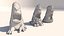 tótems de piedra con forma de monstruos