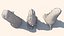 tótems de piedra con forma de monstruos