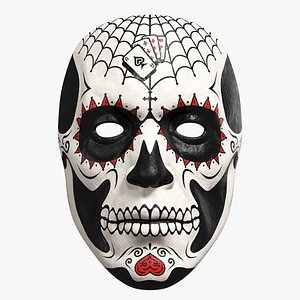 Santa Muerte Mask Male