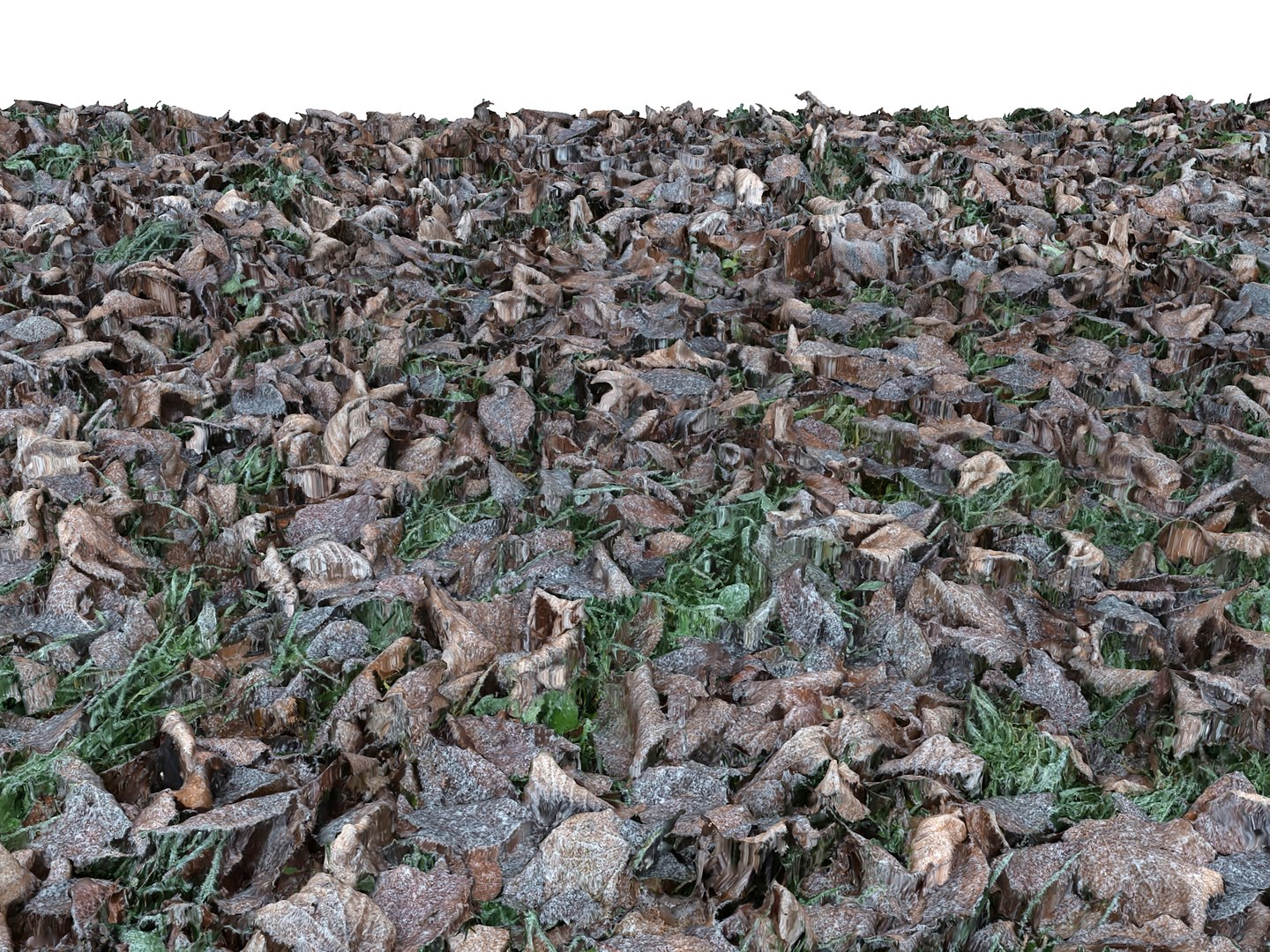 Obj Frozen Grass Lawn 16k