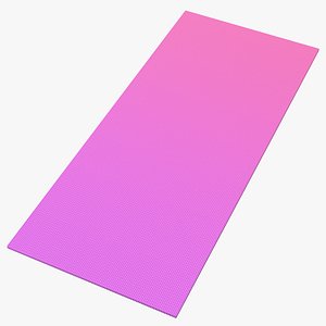 Pink and Purple Gradient Yoga Mat model