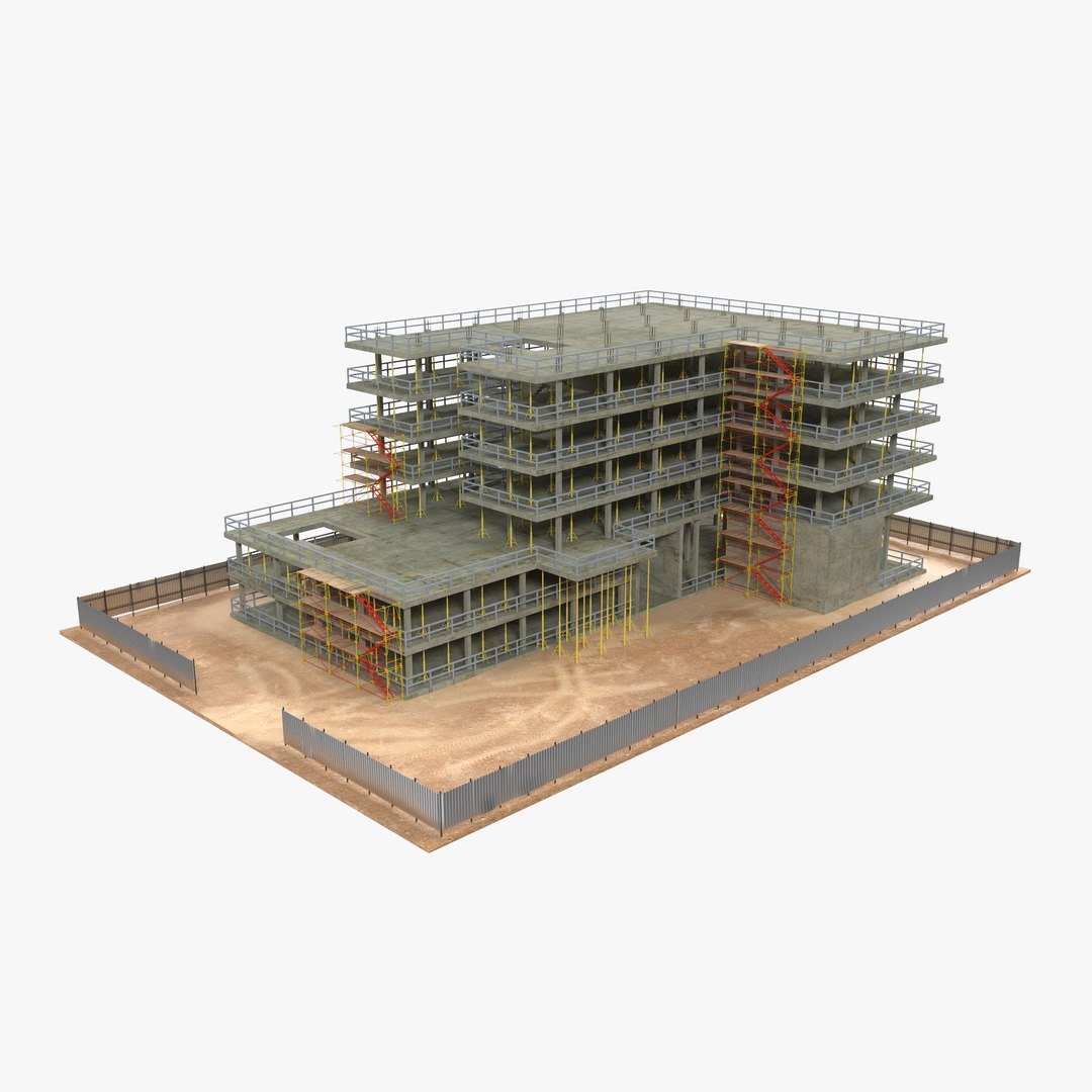 Building Construction 3D model preview
