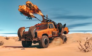 3D Car Mad Max style