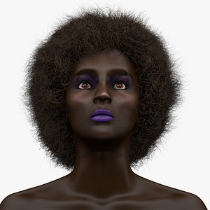 woman head l1159 3D model