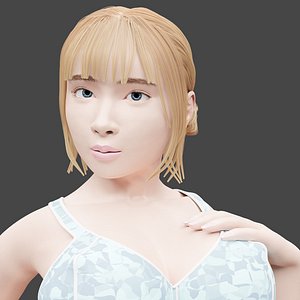 3D actress12lite model