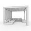 Poolside Cabana 12 3D model