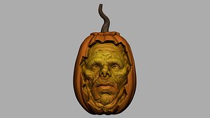 3D Pumpkin head
