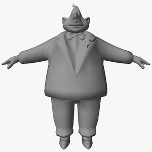 cartoon character 04 3D model