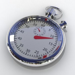 stopwatch stop watch 3d model