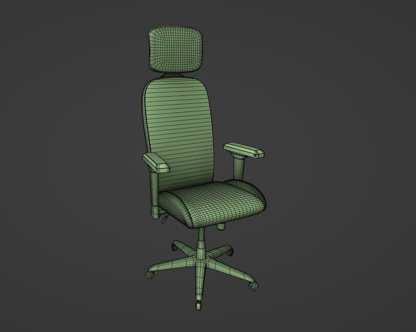 3D Office Chair Model TurboSquid 2124218