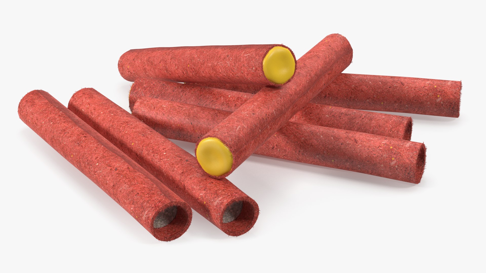 3D Pile Of Firecrackers Fur - TurboSquid 2195772