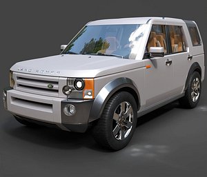 3D Land Rover Discovery 3  LR3  - Ultra High-Poly 3D Model