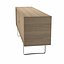 Tablero lateral de credenza CH825 - Patas de acero - Hans J. Wegner