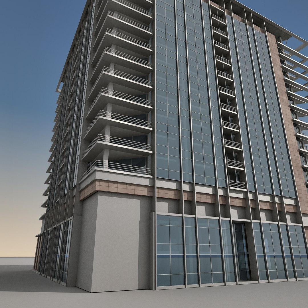 Modern Building 3d Max