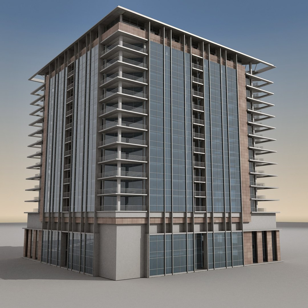 Modern Building 3d Max
