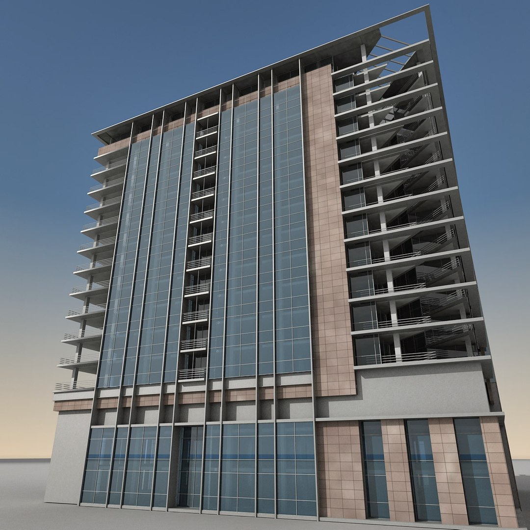 Modern Building 3d Max