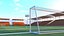 real soccer stadium 3D model