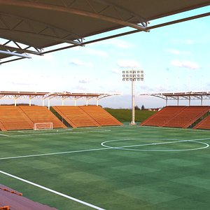 Soccer Field Stadium
