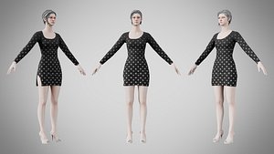 Dress 54 Cinder 3D model
