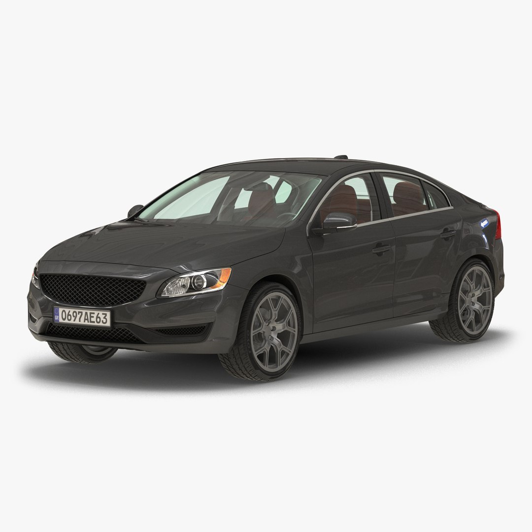 Generic Sedan 3 Simple Interior 3D model preview