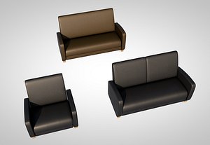 sofa sophisticated luxurious 3D