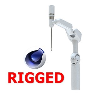 3D medical industrial robot arm model