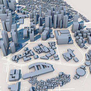 3D Grand Hyatt Manila PBCom Tower Filipine model