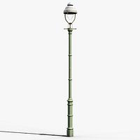 BAMAG U7 - a typical Berlin gas street light
