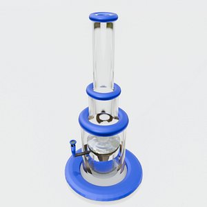 3D Water Bong model