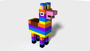 Donkey Pinata Low Poly Crossy