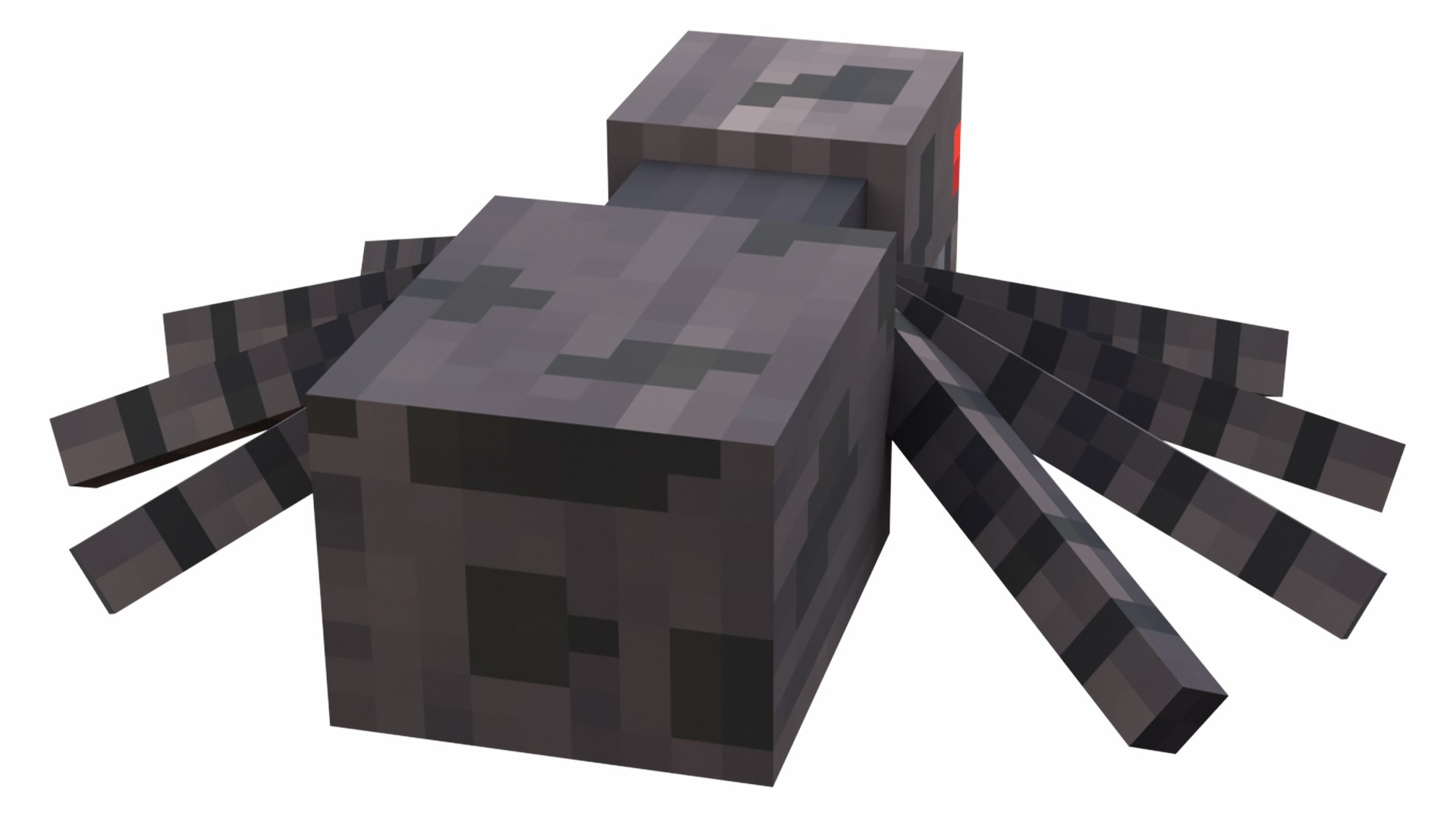 3D model Minecraft Steve Zombie Skeleton Spider Survival Rigged Collection 3D Model Game Ready 4K PBR https://p.turbosquid.com/ts-thumb/dY/jz1Rqn/KM/spider_5/png/1789088386/1920x1080/fit_q87/38743e736b3a53dde76f104c74a1d9a2ac98a8d9/spider_5.jpg