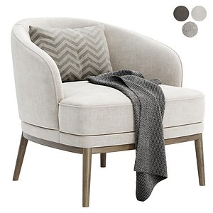 3D model Ruth armchair by domkapa