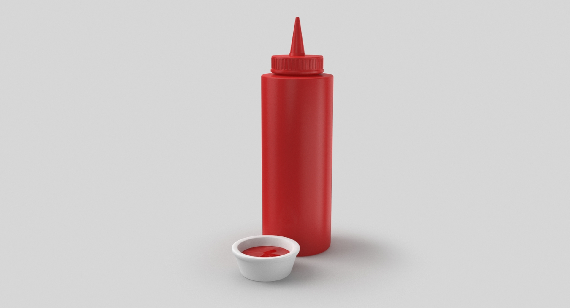 Hot Sauce Bottle model - TurboSquid 1840948