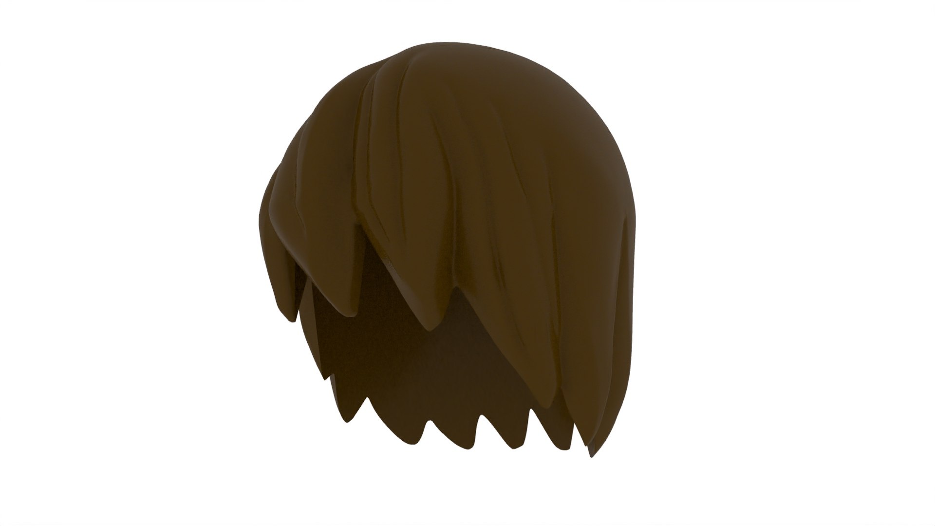 Lego Detailed Hair Matches Real Object 3D Model - TurboSquid 1823279