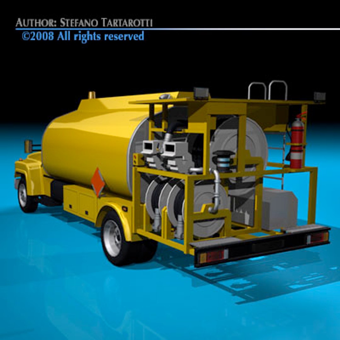 Aviation Fuel Truck 3d C4d