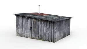 3D Old Wooden Barn