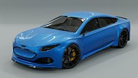 Generic 4 door electric Sports Car